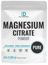 DEAL SUPPLEMENT Magnesium Citrat Pulver 500mg, 3lbs – Entflammt, leicht absorbiert – gereinigtes Trace Mineral für Muskel-, Herz- und Verdauungsunterstützung – Ein Tag, Non-GMO, Filler Free