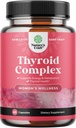 Advanced Thyroid Support for Women with Ashwagandha - Adaptogen Thyroid Supplement with L Tyrosine Rhodiola and Astragalus Root - Non-GMO Balance Herbal Thyroid Energy Women 's Health Supplement