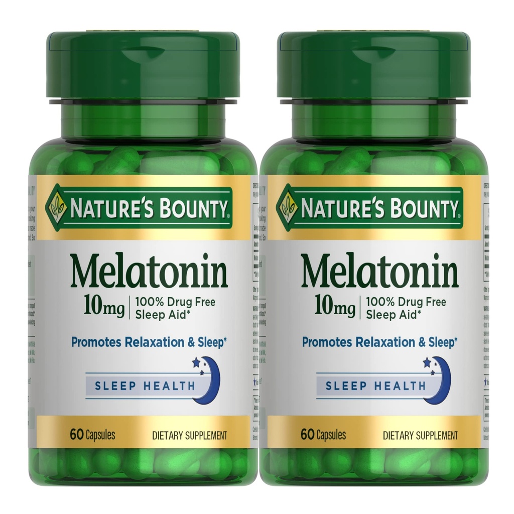 Melatonin a természet Bounty, 60 gróf (csomag 2)