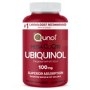 Qunol Mega Ubiquinol 100mg CoQ10, Superior Absorption, szabadalmaztatott víz és zsír oldódó természetes kiegészítése formája Coenzim Q10, Antioxidáns a szív egészsége, 100 Count Softgels.