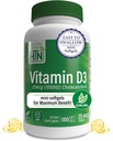 Health Thru Nutrition D3-vitamin 1,000iu 100 Mini Softgels for Maximum Aprovit Organikus EVOO-szint 124; Immunegészségügyi támogatás
