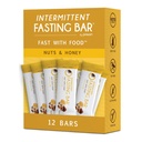 Prolon Fasting Bars- 124; 6g Protein, 8g Fiber-124; Keto-Friendly, Gluten- Free, Dairy- Free, Plant- Based X4; Nuts & Honey (12 Count)