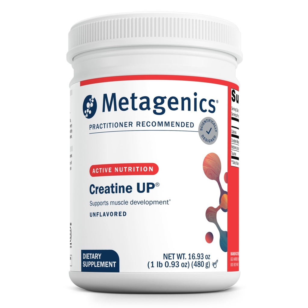 Metagenics Creatine UP – Creatine Supplement for Women & Men with Betaine & Taurine – Supports Muscle Growth, Strength & Recovery – Non-GMO, Gluten-Free – 16.93 oz (480g)