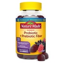 Natur Made Probiotic + Prebiotic Fiber Gummis für tägliche Gut Gesundheit, Faserergänzung mit Probiotika für Verdauungsunterstützung, 50 Gummie, 25 Tage Versorgung