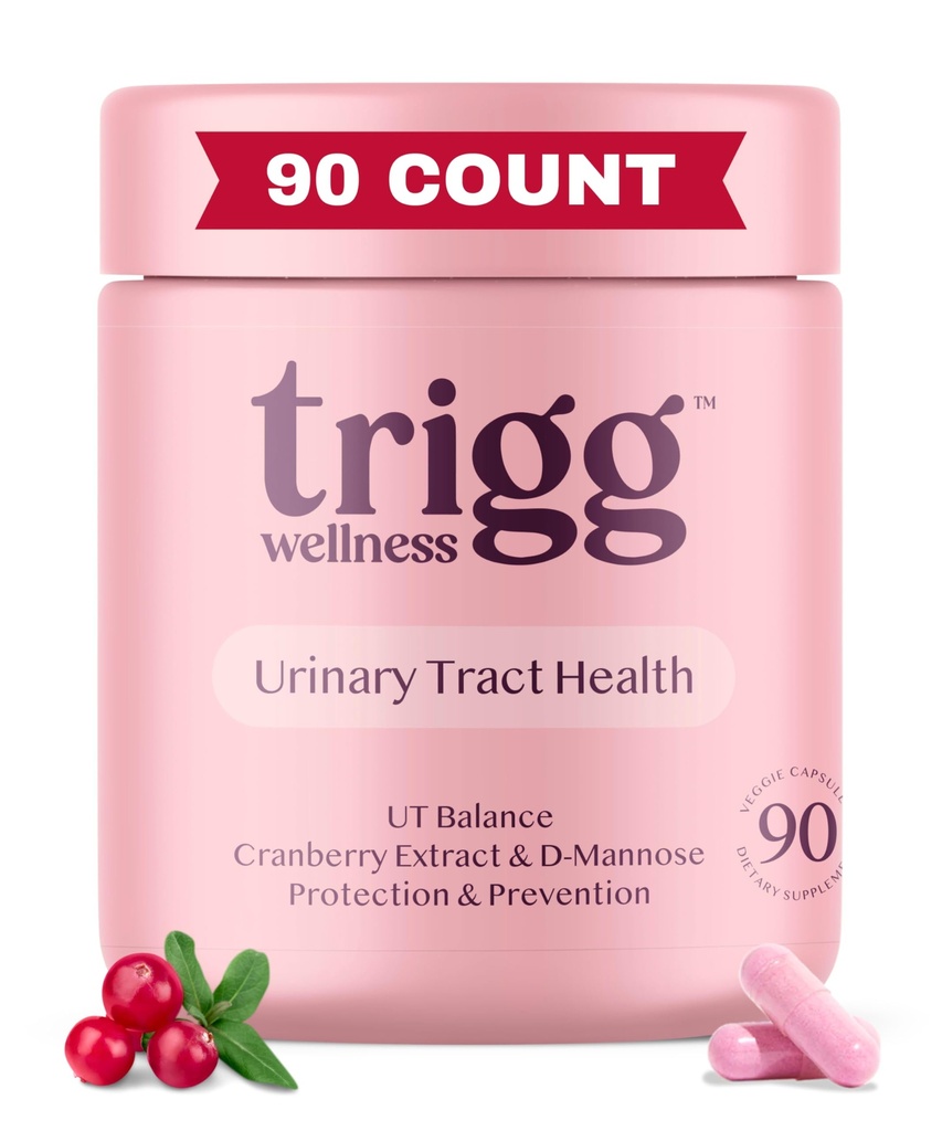 Urinary Tract Health Supplement for Women- Cranberry Extract, D-Mannose Treatment- UTI Prevention, Promote Natural UT Balance, Flush Impurities- Fast Acting, Feminine Female Health-Large 90 Ct
