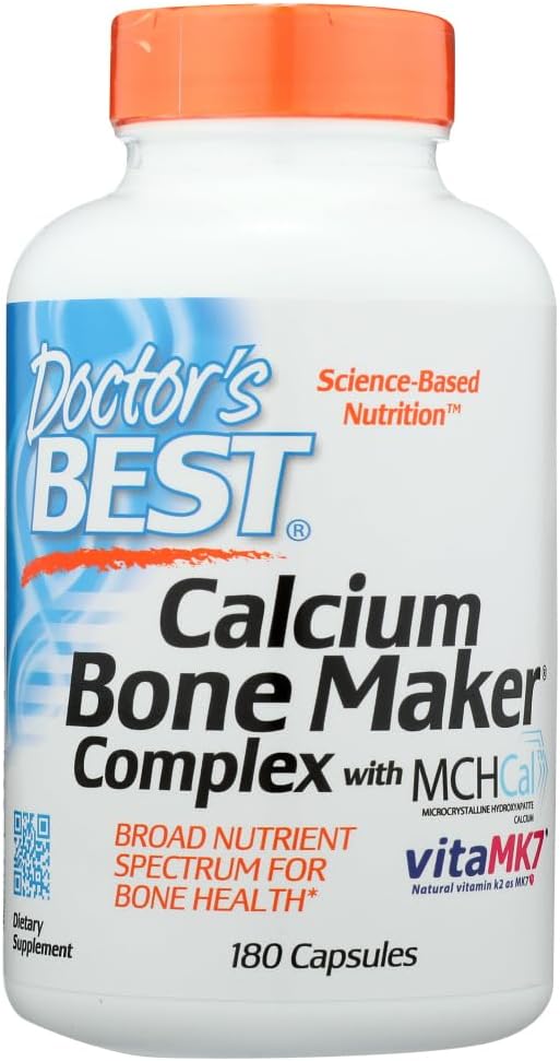 Doctor 's Best, Calcium Bone Maker Complex, 180 Caps