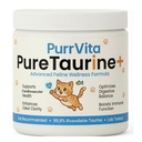 Taurine for Cats, Pure Taurine Supplement Powder for Cats, Supports Vitality & Coat Health, Easy to Mix in Food, with Dosing Spoon, 200g