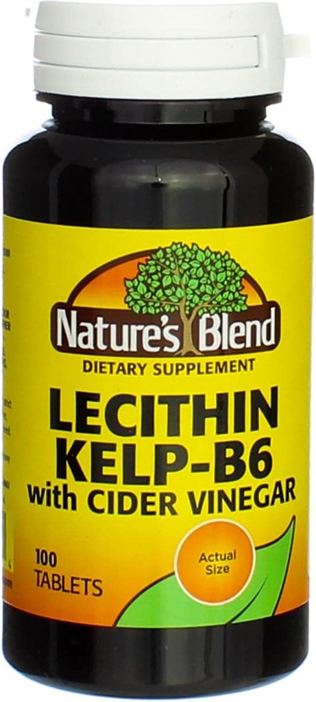Természet Blend Lecitin Kelp- B6 Cider Vinegar 100 Tabs (Model: 079854600704)