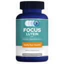 Fókusz Lutein Szemek Meso- Zeaxantin, Eye Vitamin kiegészítés, 60 gróf, 60 napos ellátás, Napi látási támogatás digitális képernyők, Fényes fény, Napfény, Vegán és Sugar- mentes, Készült USA