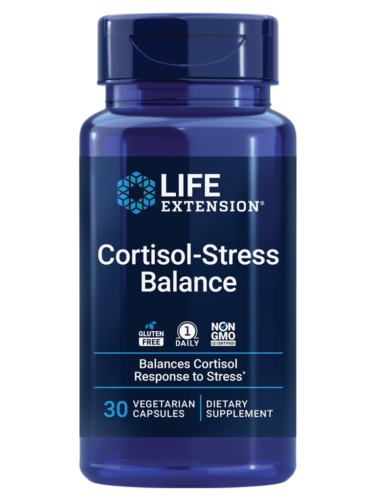 Life Extension Cortisol-Stress Balance, 30 Veg Caps