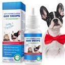 NenMaoKeNu Katze und Hund Ohr Infektion Behandlung Tropfen, Ohr Reiniger zu beruhigen und zu lindern Itchness, mit 1% Hydrocortison für Hund Ohr Infektionen, Verhindert Entzündungen, Bäume Ohr Infektionen- 2.02 Fl.Oz