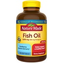 Naturgemachtes Fischöl Omega 3 Ergänzungen, 1200 mg Softgels, Omega 3 Fischöl für gesunde Herzunterstützung, 150 Softgels, 75-Tage-Versorgung