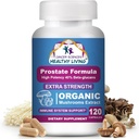 Cancer Sciences Prosztata Wellness kiegészítők férfiak számára, USDA Certified Organic Gomba kivonat, Extra Erő 1500 mg, Magas potencia 40% Beta-Glucans, Immun, Anti- Aging, Antioxidánsok, 120 kapszula