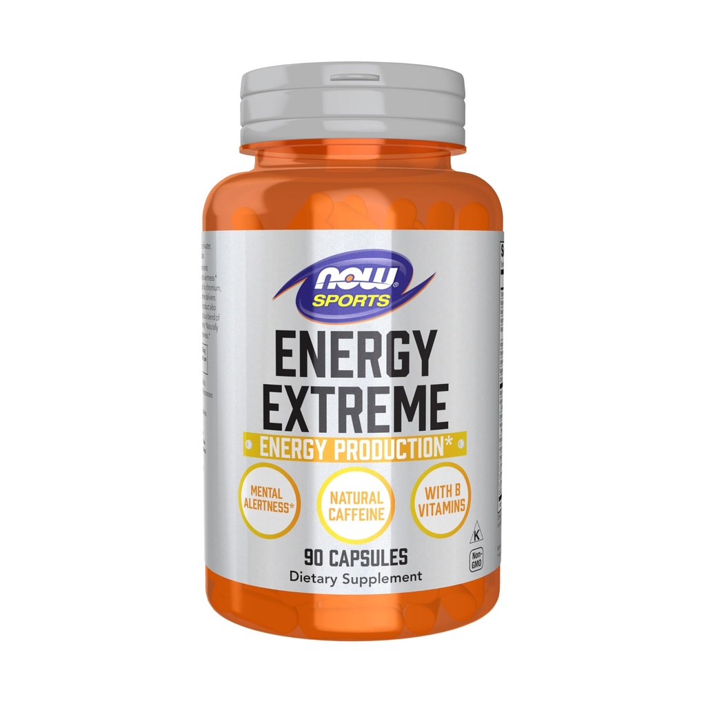 NOW Foods Sports Nutrition, Sports Energy Extreme mit B Vitaminen und anderen Cofaktoren wie Chrom, Magnesium Malate und Carnitin, 90 Veg Capsules