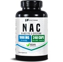 Healthfare NAC N-Acetyl L-Cysteine Supplement | 1000mg High Potency | 240 Vegan Capsules | Non-GMO, Gluten-Free, Made in USA