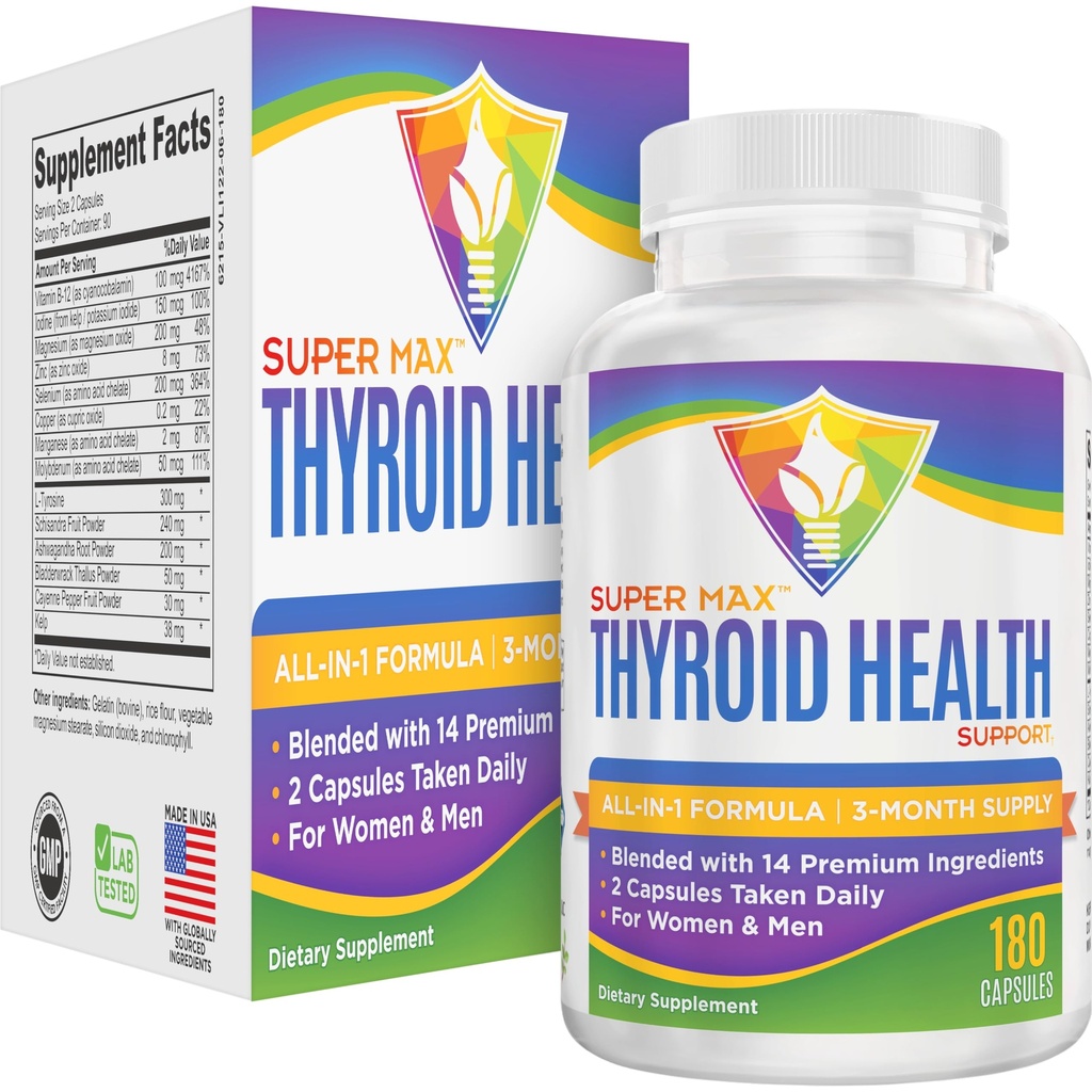 3- hónap Pajzsmirigy Supplement (All- in-) Formula 14 Aktív összetevők