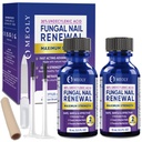 MEOLY Toenail Fungus Treatment: 30% Undecylenic Acid Extra Strength Toenail Fungus Treatment With natural oils -nail bandage, Toenail file & brush For Ingrown Nails & Discoloration 30 ml