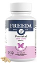 FREEDA Prenatales Vitamin - Kosher Prenatale - Pränatale Vitamine mit Eisen, Prenatale Folsäure, Choline, Vitamin D - Eine tägliche Pre Natal Multivitamin-Unterstützung für schwangere Frauen (250)