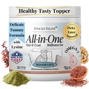 Nutritional Supplement with Multivitamins for Indoor Cats | Omega 3 Oil, Krill, Flax, Kelp | L-Lysine, Probiotics & Fiber for Digestive Support, Hairballs, Skin & Coat, Cat Dental Care Food Topper