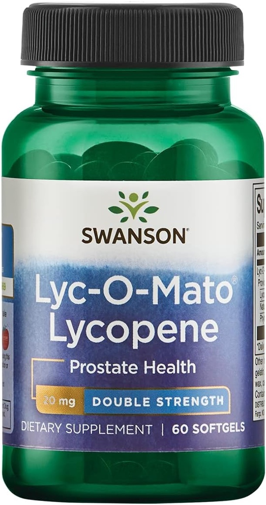 Swanson Double- Strength LYC- O- Mato Lycopene 20 Milligramm 60 Sgels