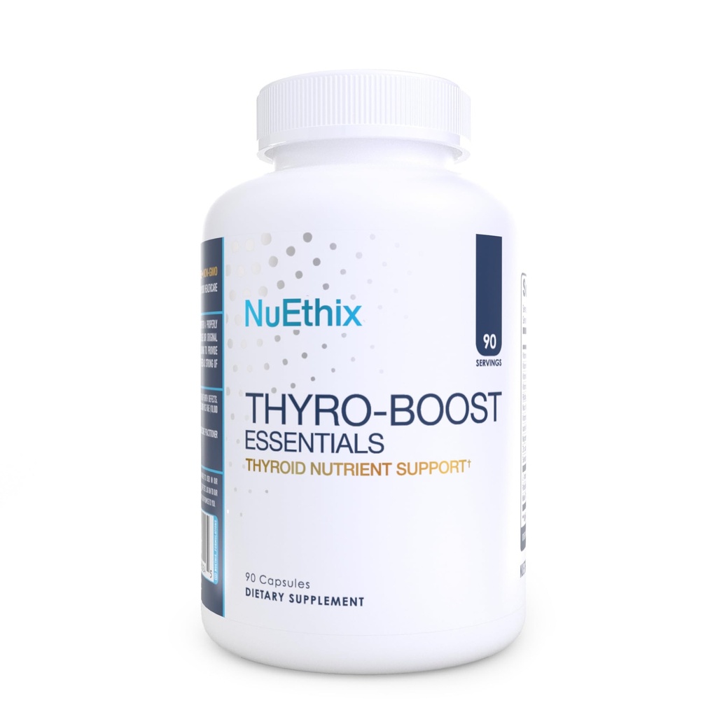 NuEtix formulák Thyro- Boost Essentials, Non-Glandular Support to Assist with Optimal Thyroid Function, 90 kapszula