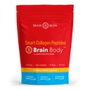Brain Body Collagen Peptides Powder - Vital Protein & Collagen Supplement for Women & Men - Hydrolyzed Type I & III for Hair, Skin, Nails & Joint Health - 25 Servings - Creamy Vanilla Coconut - 875g