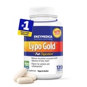 Enzymedica Lypo Gold - Protease, Amylase & Lipase Digestive Enzymes for Women & Men, Enzyme Supplement for Fat Digestion, Gut Health & Gallbladder Support, Helps Gas & Bloating, Gluten Free - 120 Caps