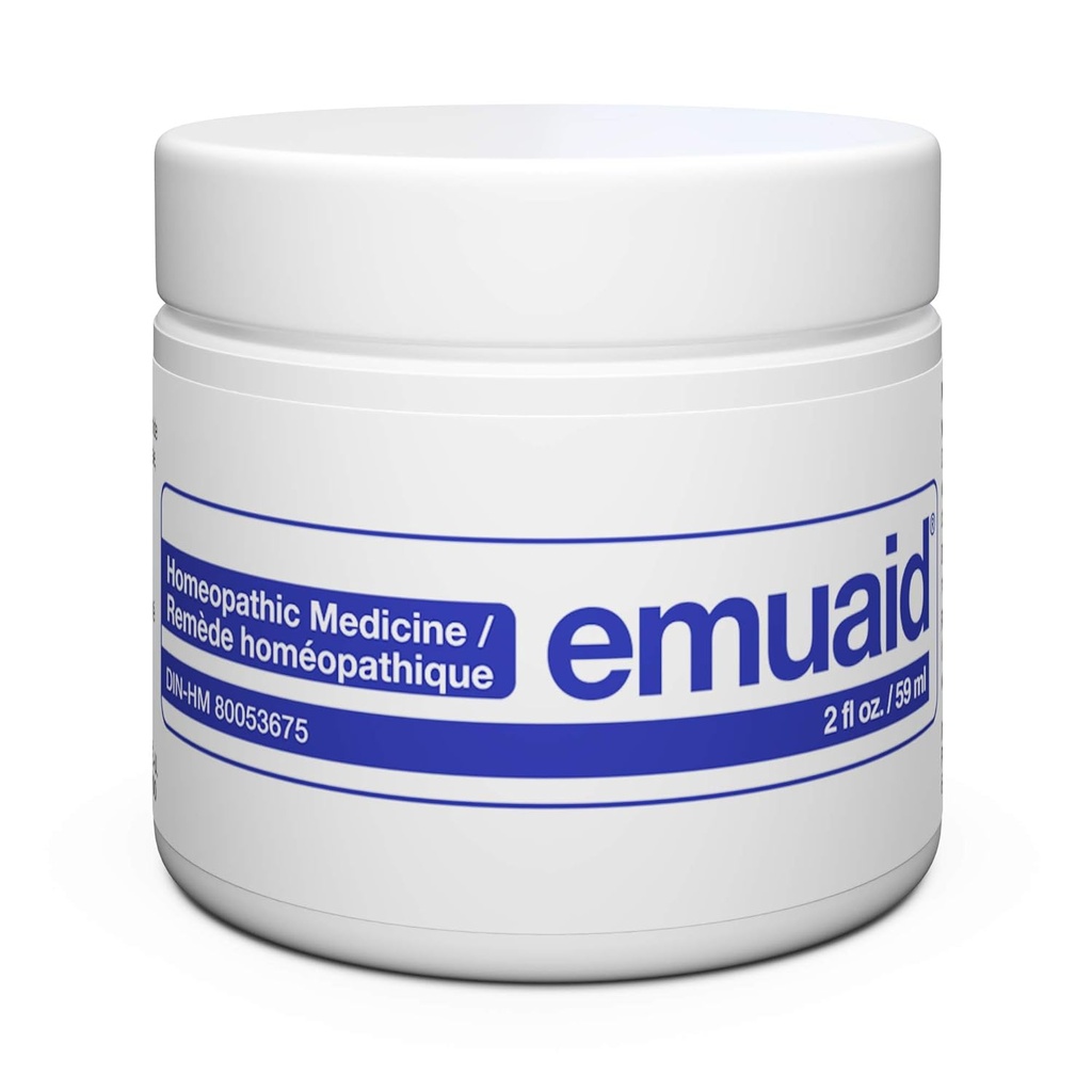 Emuaid Ointment für Eczema und Psoriasis Relief, Reduziert Juckreiz, Schmerzen, Schwellung, Regelmäßige Kraftbehandlung für 100+ Hautbedingungen, Steroid und chemisch-frei, Geeignet für alle Altersgruppen, 2oz