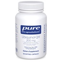 Pure Encapsulations Ubiquinol-QH - 200 mg Ubiquinol - Aktive Form von Coenzym Q10 - Herzgesundheit & Energie Stoffwechselunterstützung* - Antioxidante Ergänzung - 60 Softgel Kapseln