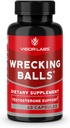 Vigor Labs Wrecking Balls (60 Kapseln), unterstützt die natürliche Produktion von essentiellen männlichen Hormonen durch Ihren Körper, um Fuller Drive, Männliche Vitalität und erhöht Stamina zu unterstützen. (Made in USA)