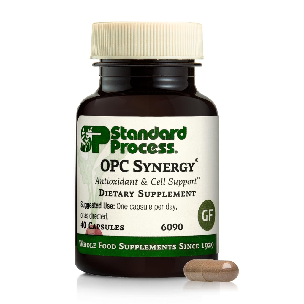 Standard Process OPC Synergy - Supports Antioxidant Activity - Aids Cellular Function & Brain Health - Aids a Healthy Heart - Supplement for Eye Health - 150 Tablets