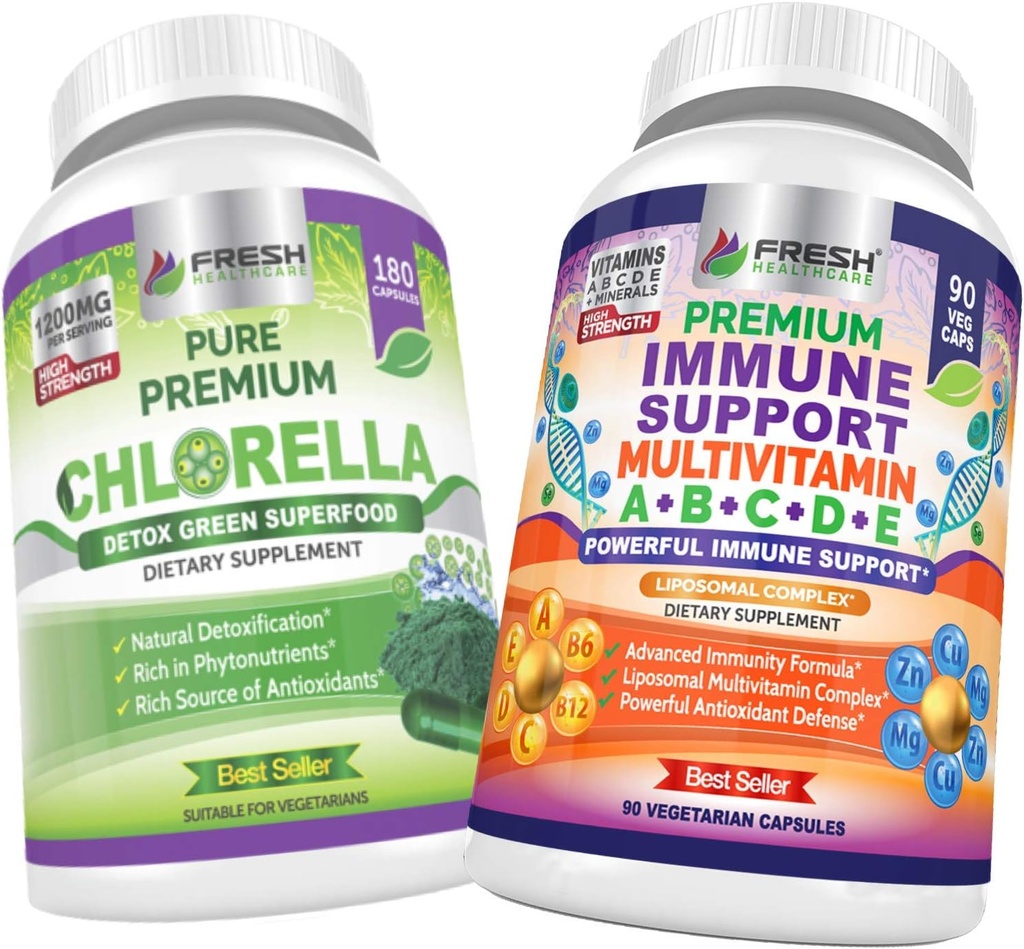 FRISS HEALTHCARE Chlorella és Immun Support Multivitamin - Bundle