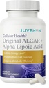 Juvenon Cellular Health | Heart, Brain Supplement mit Acetyl L-Carnitin und Biotin - Unterstützt NAD+ Funktion, Energieproduktion, Stimmung, Revitalized Metabolism, Mental Focus & Clarity (60 Tabletten)