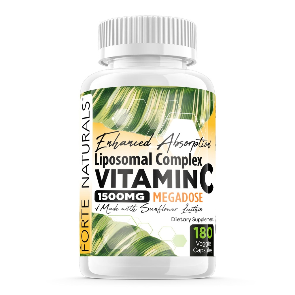 High Dose Vitamin C 1500mg Liposomal C Complex Supplement mit Sonnenblume Lecithin Kapseln Ergänzungen Clogged Milch Sonnenblume Lecithin 180 Kapseln Celebration Vitamine