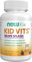 Most Kids kiegészítők, Kid Vits Multivitamin, Grape Flavor, 120 rágótabletta