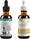 Rejuvica Health Active Adrenal + Active Maca - Support Energy + Stress - Folyékony szállítás a jobb felszívódás érdekében - Rhodiola, Maca, Szent Basil, Ashwagandha & More!
