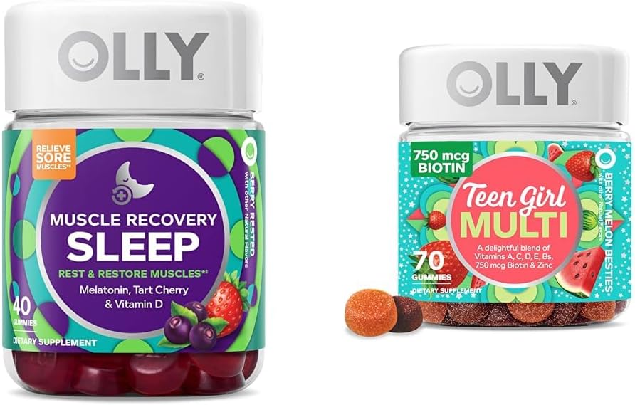 Olly Muscle Recovery Alvás Gumies 40 gróf és tini lány Multi gumi, Vitamins, 70 gróf