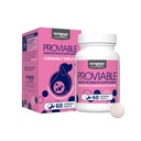 Nutramax Provibitics kutyáknak, Napi Emésztési egészségügyi kiegészítés többszörös baktériumtörzsekkel, kutya probiotikumok Plus Prebiotikumok, 60 rágótabletta