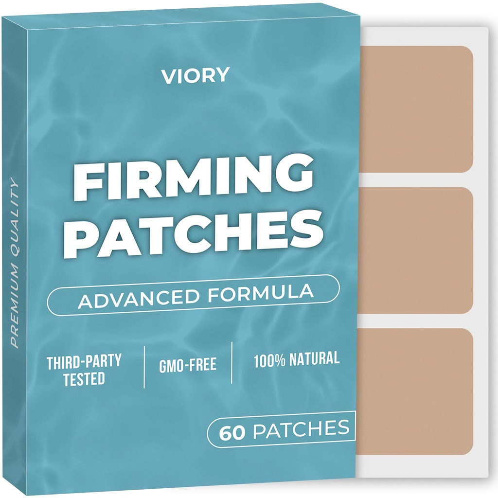 B12 Firming Patches (Paket von 60) - 100% natürlicher Patch für Frauen und Männer - Energie, Fokus & Körperunterstützung - verbesserte Formel