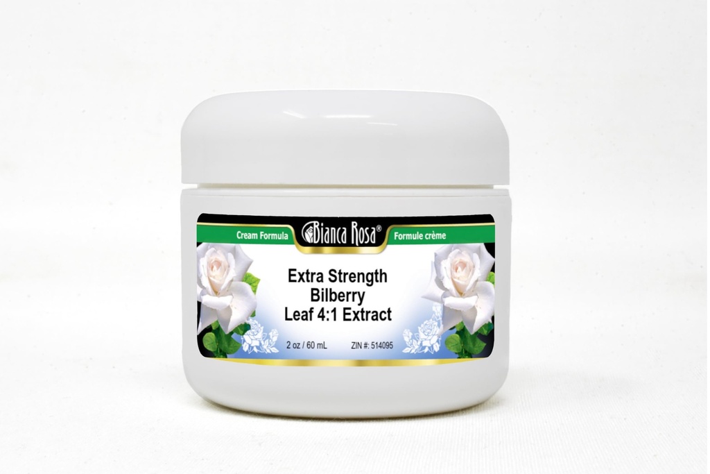 Extra Strength Bilberry Leaf 4:1 Extract Cream (2 oz, ZIN: 514095)