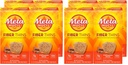Metamucil Fiber Thins,Daily Fiber Supplement Snack,Psyllium Husk Powder,5g-Fiber per Serving,Supports Digestive Health and Satisfies Hunger,Cinnamon Spice Flavor,12 Servings Each,(Pack of 8)
