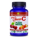 Das FOOD MOVEMENT CO. 100% pflanzlichen Vitamin C 60 Kapseln 125mg - Erwachsene Immunsystem Antioxidantienunterstützung Nahrungsergänzungsmittel - Ganze Nahrungsergänzungsmittel Vegan aus Bio-Nicht-GVO Glutenfreie Früchte