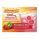 Emergen- C 1000mg C-vitamin Immun Support Strawberry Kiwi 30CT magában foglalja a cink, mangán, 7 B Vitaminok és elektrolitok vissza az iskolába Essentials