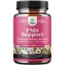 PMS Support Support Supplement for Women & Menstrual Ease with DIM, Chasteberry, Black Cohosh & Ashwagandha - for period Cramps Ease, Menopauza Bloating, Mood Swing - 30 Ct