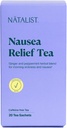 NATALIST Nausea Relief Tee Ease Pregnancy Morning Sickness Calming Plant-Based Comfort Blend for Women - Digestive Soothing Organic Ginger & Peppermint - Vegan, Glutenfrei, Koffeinfrei - 20 Taschen