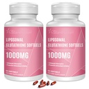 Liposomal Glutathione Softgels 1500MG, Reduced Glutathione Supplement with Vitamin C, Better Absorption, Non-GMO Powerful Antioxidant for Healthy Aging, Detox, Immune Health,120 Softgels