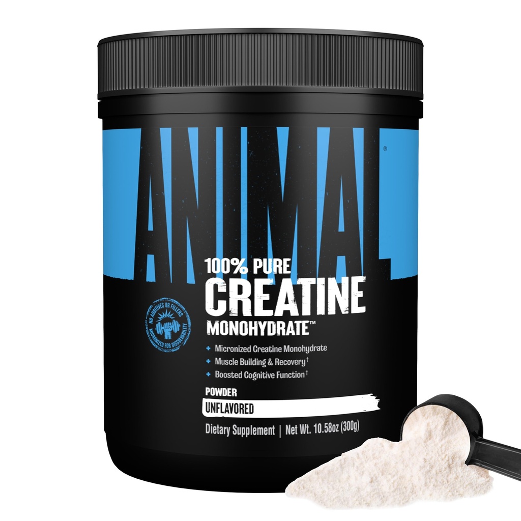 Tier Creatin Monohydrat-Pulver — Mikronisiert für Muskelrückgewinnung, Cellular Energy und Daily Wellness — für Männer und Frauen — Entflammt 300g