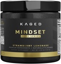 Kaged Nootropic Mindset Elite, Fokus und Produktivitätsergänzung, Stimulant Free, unterstützt Arbeitsspeicher, Fokus und Stimmung*, Erdbeeren-Lemonade - 30 Servietten