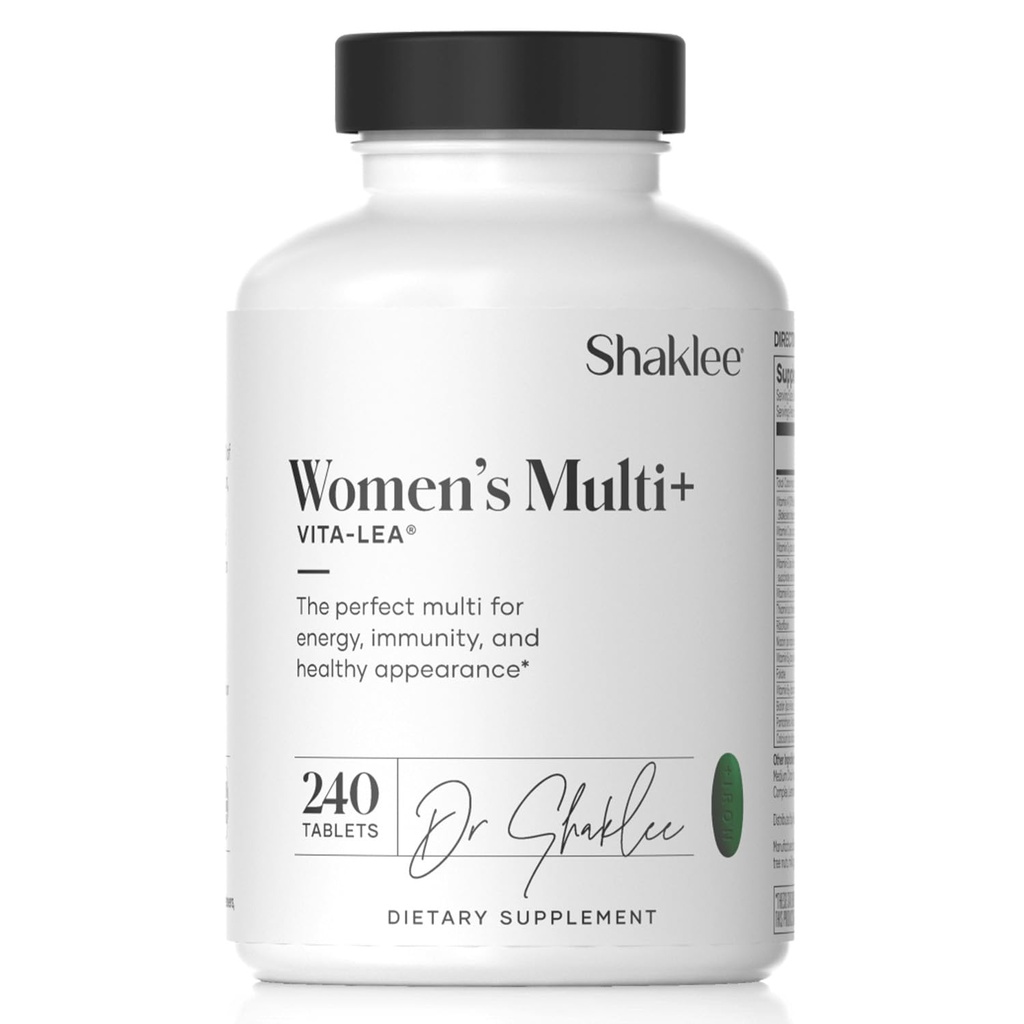 Shaklee - Vita-Lea® Women High-Potency Multivitamin & Multimineral für Damen - Pränatal/Postnatal Unterstützung mit 800 mcg Folsäure, 200 mcg Iodin, 18 mg Eisen - 240 Tabletten