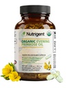 Organic Evening Primrose Oil Supplement, 940 mg 100% Pure mit 10% GLA, Hohe Absorption flüssige organische Kapseln, fördert Frauen Gesundheit & Haut Gesundheit, kalt gepresst, 60 Zähler